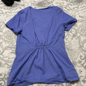 Jaanuu Scrub Top ceil blue